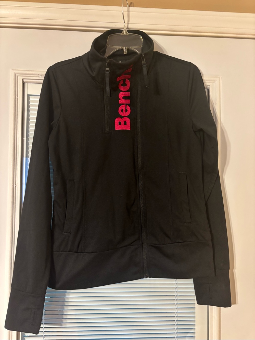 Bench Black Jacket with Pink Logo - Picture 5 of 11
